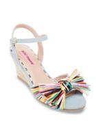 Betsey Johnson Lizzie Denim Wedge Sandals