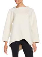 Max Mara Leisure Lace-trimmed Satin Top