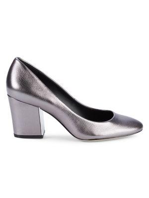 Karl Lagerfeld Paris Sabrina Metallic Leather Pumps