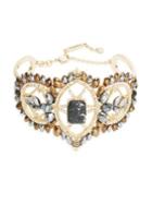 Jenny Packham Stone-accented Cuff Bracelet
