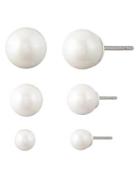 Ralph Lauren Set Of Three Faux-pearl Earrings