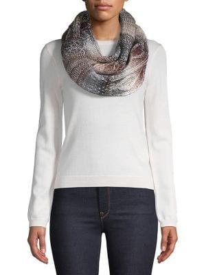 Echo Metallic Ombre Infinity Scarf