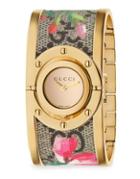 Gucci Twirl Blooms Bangle Watch