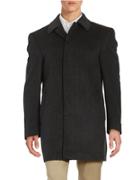 Lauren Ralph Lauren Herringbone Wool-blend Walker Coat