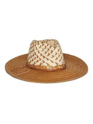 Bcbgmaxazria Two-tone Basketweave Fedora