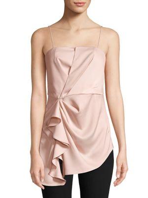 Cmeo Collective Exhibit No Less Assymetrical Ruffle Top
