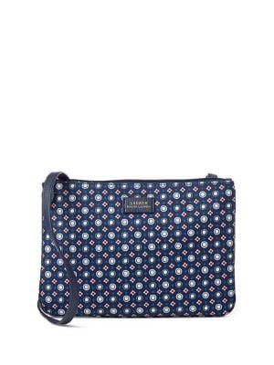Lauren Ralph Lauren Printed Nylon Double-zip Crossbody Bag