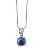 Effy 12mm Freshwater Pearl And Sterling Silver Pendant Necklace