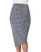 B Collection By Bobeau Printed Gathered Skirt