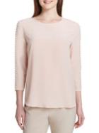 Calvin Klein Faux Pearl-embellished Blouse