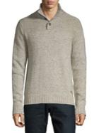 Lucky Brand Donnegal Heathered Button Sweater