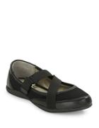 Me Too Heather Leather-accented Flats