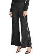 Lauren Ralph Lauren Sequined Tuxedo-stripe Pants