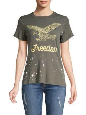 Chaser Eagle Freedom Splatter Graphic Tee