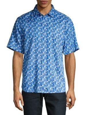 Tommy Bahama Piccolo Palms Button Front Shirt