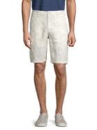 Tommy Bahama Tiki Luau Flat-front Linen Shorts