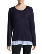 Calvin Klein Mock-layer Roundneck Sweater