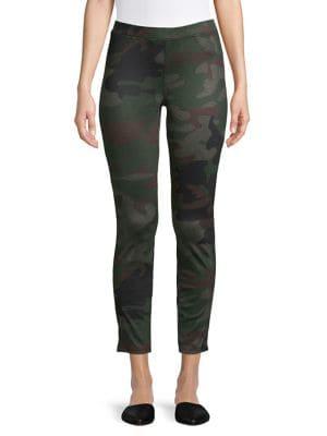 Design Lab Camo-print Cropped Pants