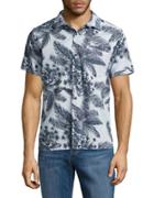 Hurley Tropical Palm Button Front Sportshirt
