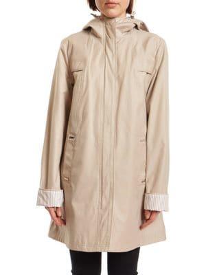 Jones New York Classic Cotton Blend Coat