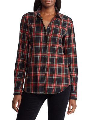 Lauren Ralph Lauren Plaid Long-sleeve Shirt