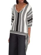 Lauren Ralph Lauren Flutter Elbow-sleeve Top