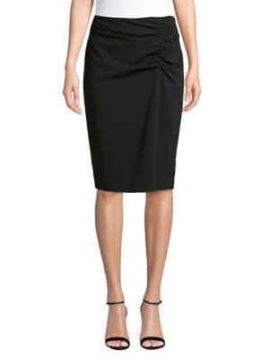 Calvin Klein Ruched Pencil Skirt