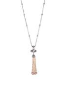 Carolee Diamond & Crystal Nickel-free Pendant Necklace