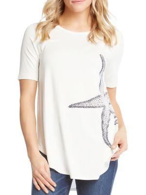 Karen Kane Short Sleeve Starfish Tee