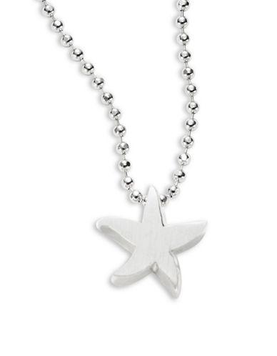 Alex Woo Sterling Silver Starfish Icon Necklace