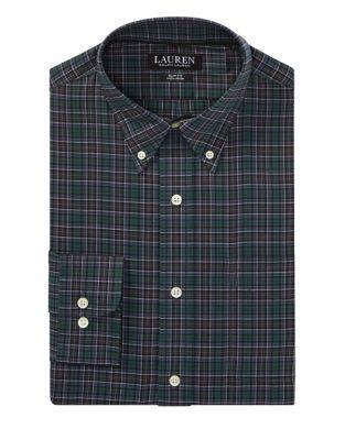 Lauren Ralph Lauren Slim-fit Plaid Dress Shirt