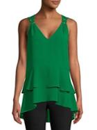 Michael Michael Kors Tiered Peplum Top