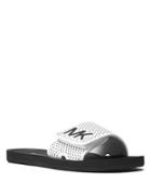 Michael Michael Kors Nappa Leather Slide Sandals