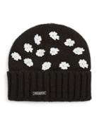 Karl Lagerfeld Floral Beanie