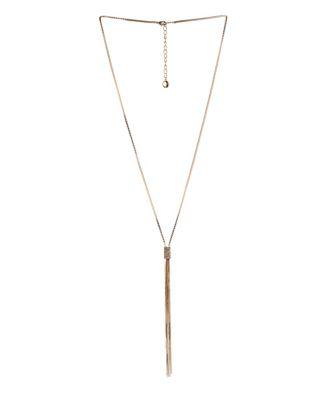 Bcbgeneration Cubic Zirconia Long Goldplated Necklace