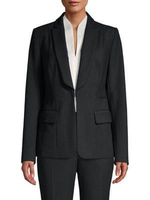 Elie Tahari Lorelei Pinstripe Jacket