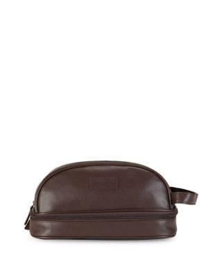 Perry Ellis Faux Leather Dopp Kit