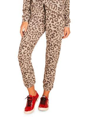 Vintage Havana Leopard-print Jogger Pants