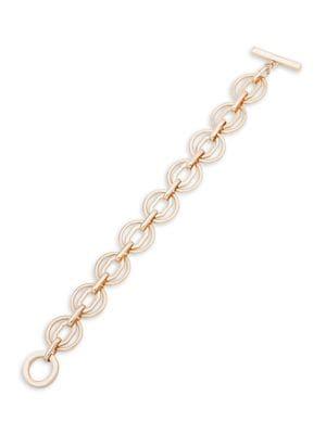 Anne Klein Goldtone Chain Toggle Bracelet