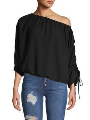 Rachel Rachel Roy Asymmetric Tie-sleeve Blouse