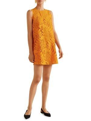 Mango Babel Guipure Lace Dress