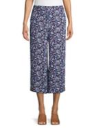 Lord & Taylor Petite Marissa Floral Wide-leg Pants