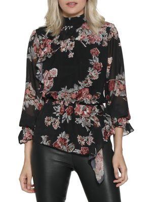 Walter Baker Maribel Floral-print Top
