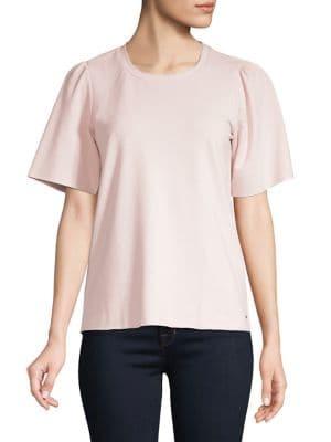 Lucky Brand Classic Puffer-sleeve Top
