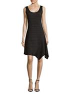 Ivanka Trump Asymmetrical Hem A-line Dress