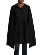 Cole Haan Signature Belted Long-sleeve Coat