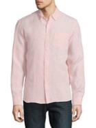 Black Brown Weekend Linen Button-down Shirt