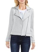 Two By Vince Camuto Peached French Terry Moto Jacket