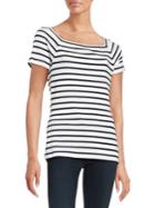 Lord & Taylor Spring Street Striped Tee