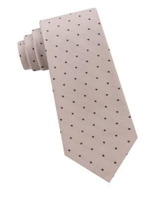 Calvin Klein Embroidered Dots Tie